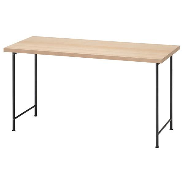 [IKEA/イケア/通販]LAGKAPTEN ラグカプテン / SPAND スペンドデスク, ホワイトステインオーク調/ブラッ……[3](29563834) | 