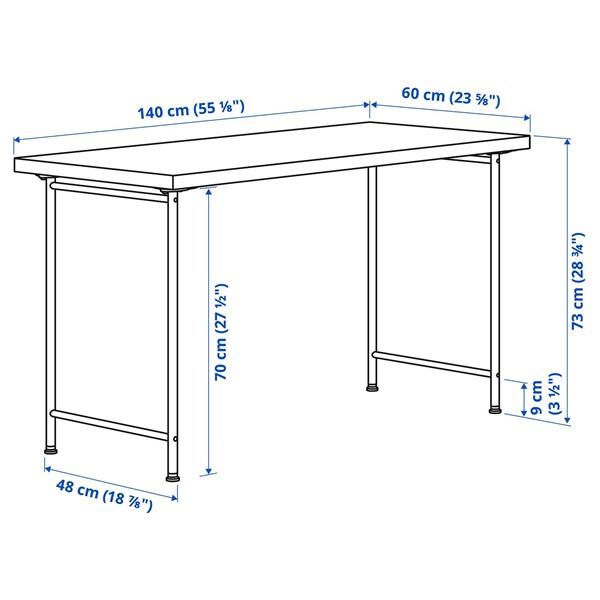 [IKEA/イケア/通販]LAGKAPTEN ラグカプテン / SPAND スペンドデスク, ホワイトステインオーク調/ブラッ……[3](29563834) |  | 01