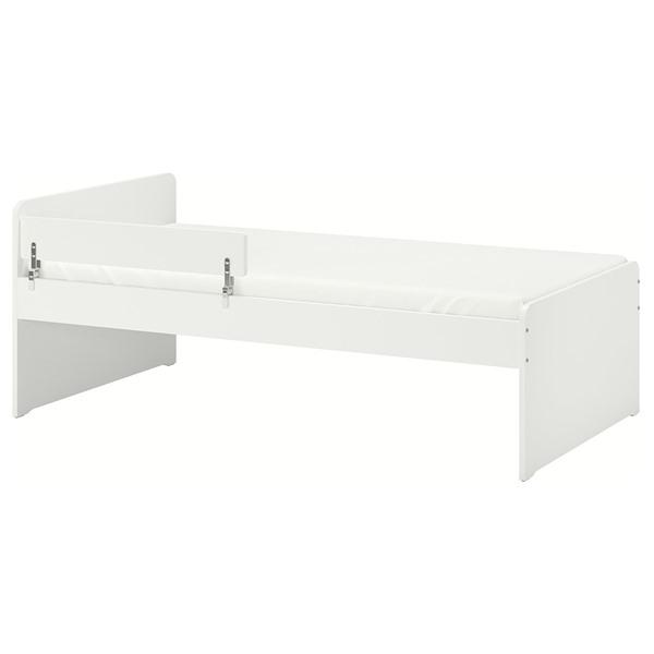 [IKEA/イケア/通販]SLAKT スレクト / NATTAPA ナットアーパベッドフレーム ガードレール+ベッドベース(すのこ）付き, ホワイト,90x200 cm[3](29563891) | 