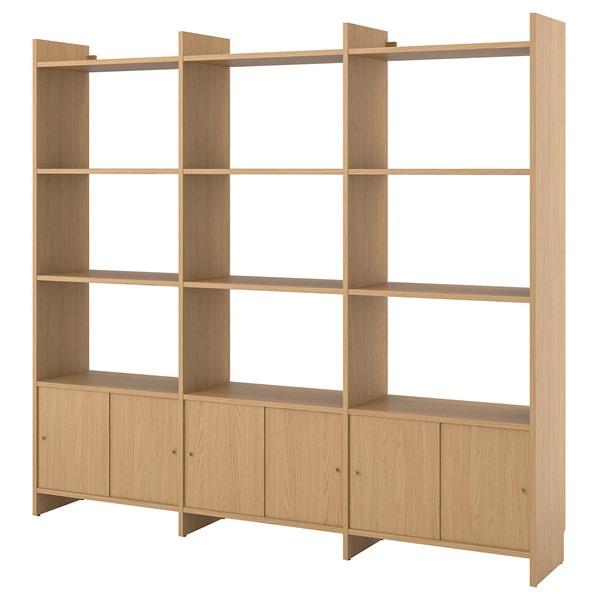 [IKEA/イケア/通販]LADMAKARE ロードマカレ収納コンビネーション 引き戸付, 棚板9枚付き/オーク調,238x……[15](29566677) | 