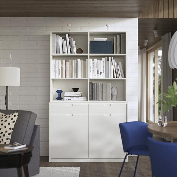 [IKEA/イケア/通販]TONSTAD トンスタード収納コンビネーション, オフホワイト,120x47x201 cm[5](29571829) |  | 01