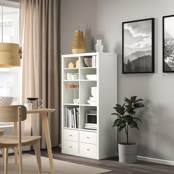 [IKEA/イケア/通販]KALLAX カラックスシェルフユニット, 引き出し4段付き/シェルフインサート2個付き……[5](29575988) |  | 01