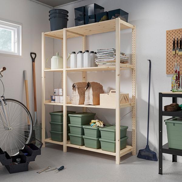 イケア ivar 引き出し　2個　IKEA イーヴァル IKEA/イケア/通販]IVAR イーヴァル2セクション/棚板, パイン材