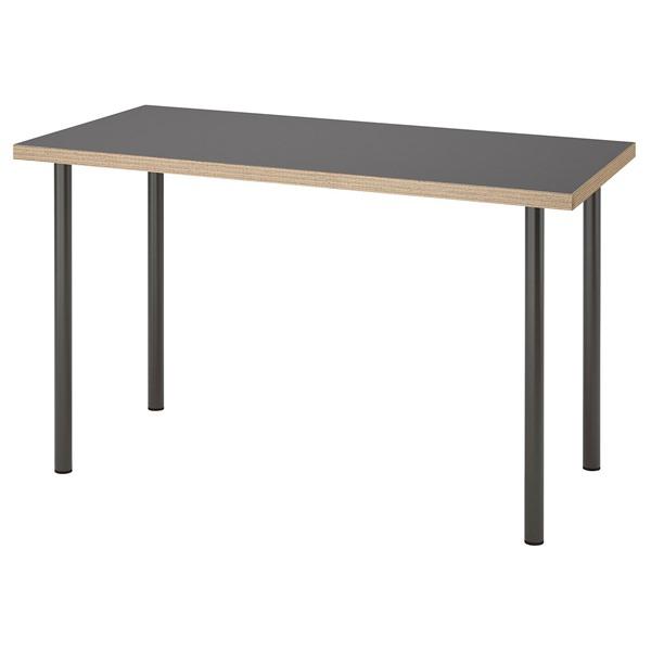 [IKEA/イケア/通販]LAGKAPTEN ラグカプテン / ADILS オディリスデスク, グレー/木目調 ダークグレー,120x60 cm[5](29584172) | 