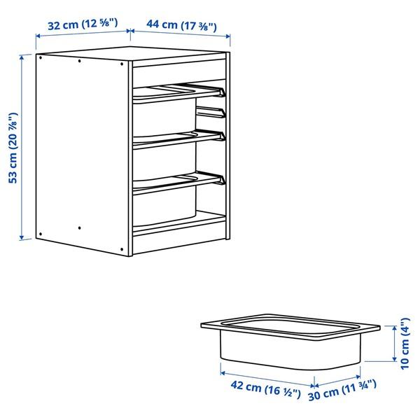 [IKEA/イケア/通販]TROFAST トロファスト収納コンビネーション, ライトホワイトステインパイン/ライ……[4](29584370) |  | 03