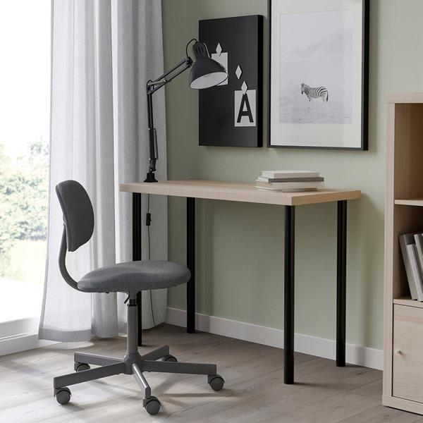 [IKEA/イケア/通販]LINNMON リンモン / ADILS オディリステーブル, ホワイトステインオーク調/ブラック,……[5](29590229) |  | 03