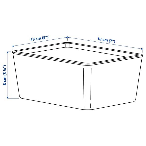 [IKEA/イケア/通販]KUGGIS クッギスふた付きボックス, ライトグレー,13x18x8 cm[AA](29596759) |  | 03