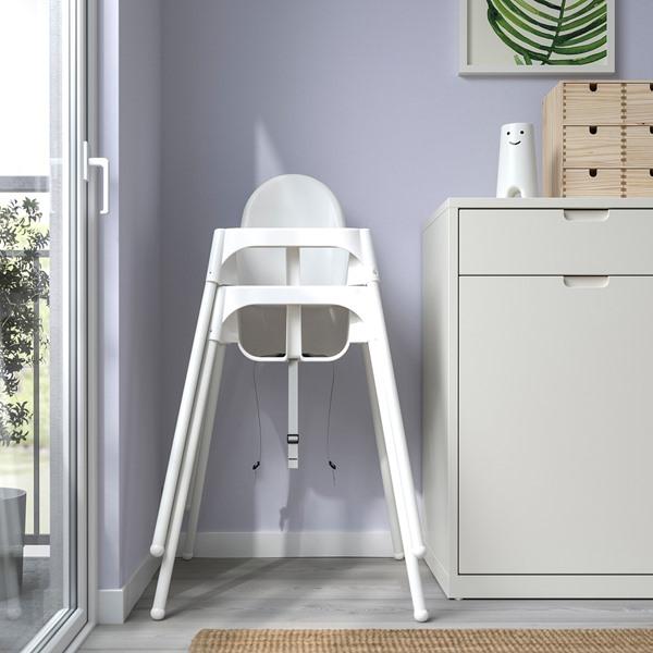 [IKEA/イケア/通販]ANTILOP アンティロープハイチェア 安全ベルト付き, ホワイト/ホワイト[DC](29597513) |  | 03
