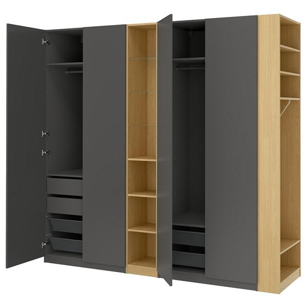 [IKEA/イケア/通販]PAX パックス / FORSAND フォルサンドワードローブコンビネーション, ダークグレー……[26](29607343) | 