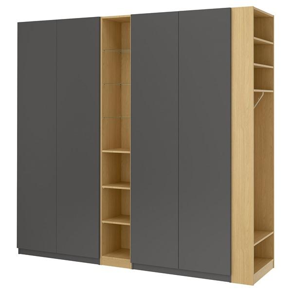 [IKEA/イケア/通販]PAX パックス / FORSAND フォルサンドワードローブコンビネーション, ダークグレー……[26](29607343) |  | 01