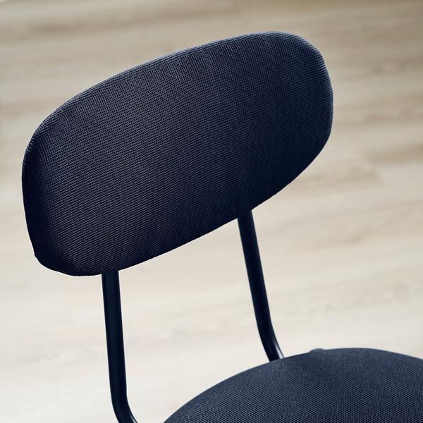 [IKEA/イケア/通販]SANDSBERG サンドスベリ テーブル＆チェア4脚, ブラック ブラック/レマルン ダークブルー ダークブルー, 110x67 cm[6](29608795) |  | 06