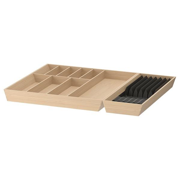 [IKEA/イケア/通販]UPPDATERA ウップダテラカトラリートレイ/ナイフラック付きトレイ, ライトバンブ……[3](29611788) | 