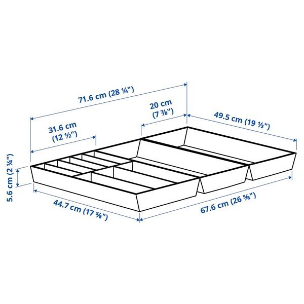 [IKEA/イケア/通販]UPPDATERA ウップダテラカトラリートレイ1点/キッチンツール用トレイ2点, ライトバ……[3](29611793) |  | 02