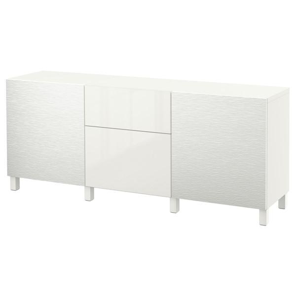 [IKEA/イケア/通販]BESTA ベストー収納コンビネーション 引き出し付, ラクスヴィーケン ホワイト/セ……[18](29620537) | 