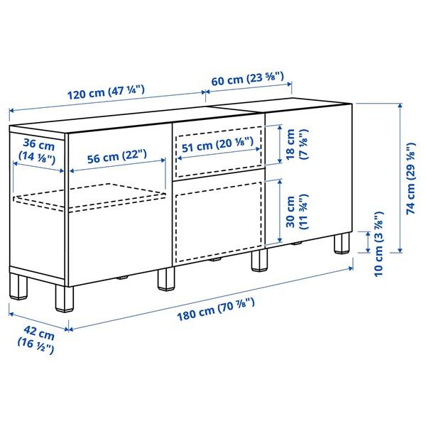 [IKEA/イケア/通販]BESTA ベストー収納コンビネーション 引き出し付, ラクスヴィーケン ホワイト/セ……[18](29620537) |  | 05