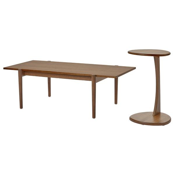 [IKEA/イケア/通販]UGGLERUM ウグレルムコーヒーテーブル/サイドテーブル 2点セット, ウォールナット……[IE](29622428) | 