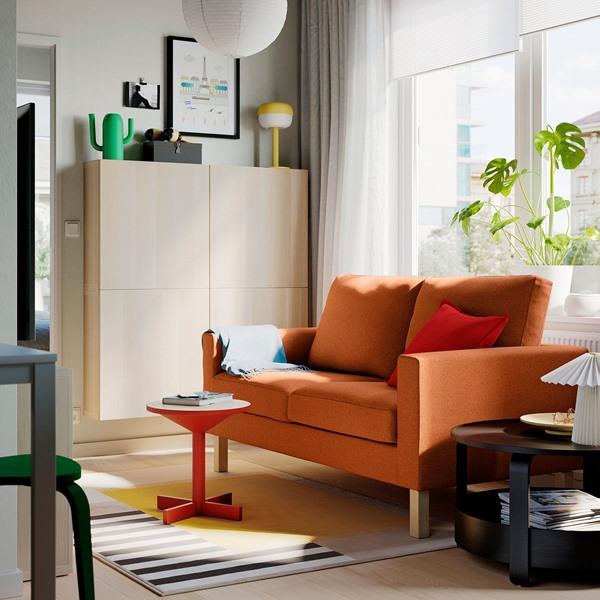 [IKEA/イケア/通販]SALTSJOBADEN サルトショバーデン 2人掛けソファ, ヴィタンギ ライトベージュ/ホワイト[5](29622763) |  | 01