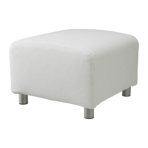 IKEA/イケア KLIPPAN プーフ カバー, グラノン ホワイト | 