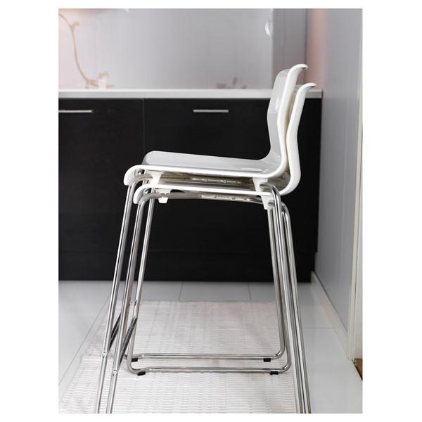 [IKEA/イケア/通販]GLENN グレンカウンターチェア, カウンターの高さ ホワイト/クロムメッキ,66 cm[F](30162307) |  | 01