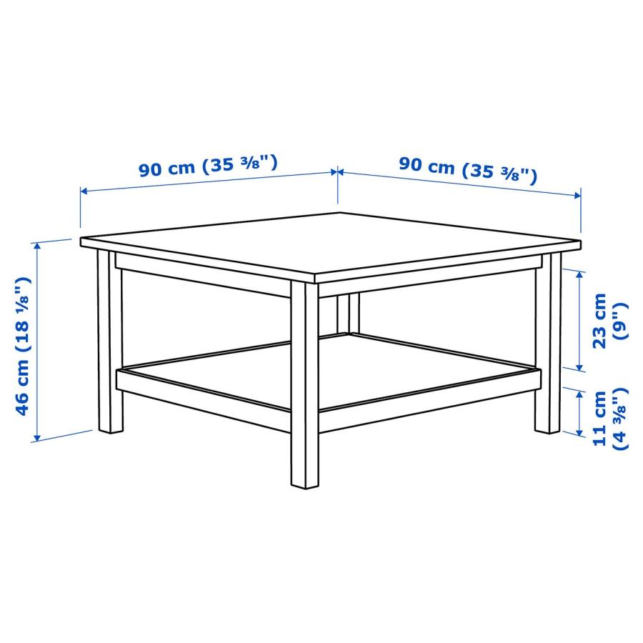 [IKEA/イケア/通販]HEMNES ヘムネス コーヒーテーブル, ライトブラウン, 90x90 cm[H](30352996) |  | 04