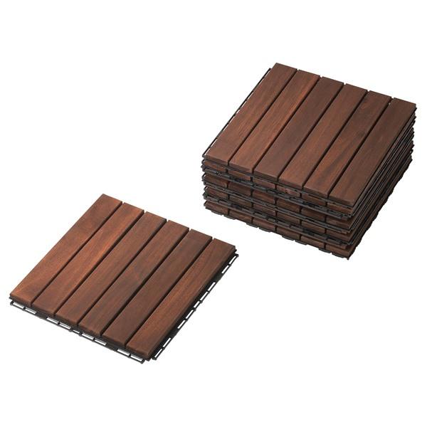 【IKEA/イケア/通販】RUNNEN ルッネン フロアデッキ 屋外用, ブラウン[C](30400445) | 