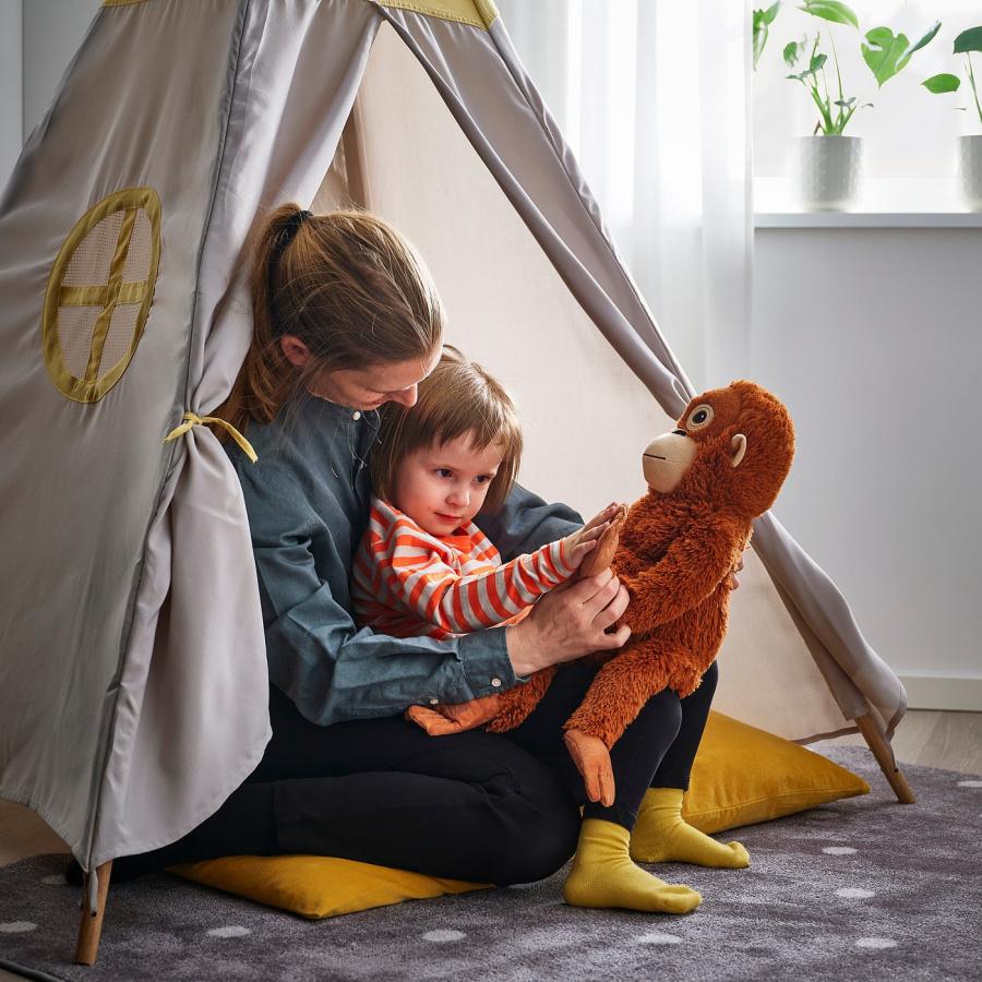 在庫希少　IKEA ジュンゲルスコグ オラウータン ぬいぐるみ　新品 DJUNGELSKOG ジュンゲルスコグ ぬいぐるみ, オランウータン - IKEA