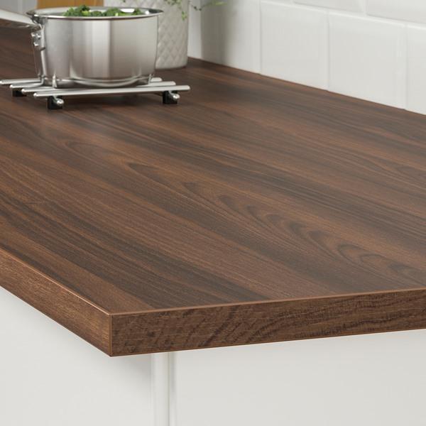 [IKEA/イケア/通販]EKBACKEN エークバッケン ワークトップ, ブラウン ウォールナット調/ラミネート, 186x65x2.8 cm[L](30442983) |  | 03