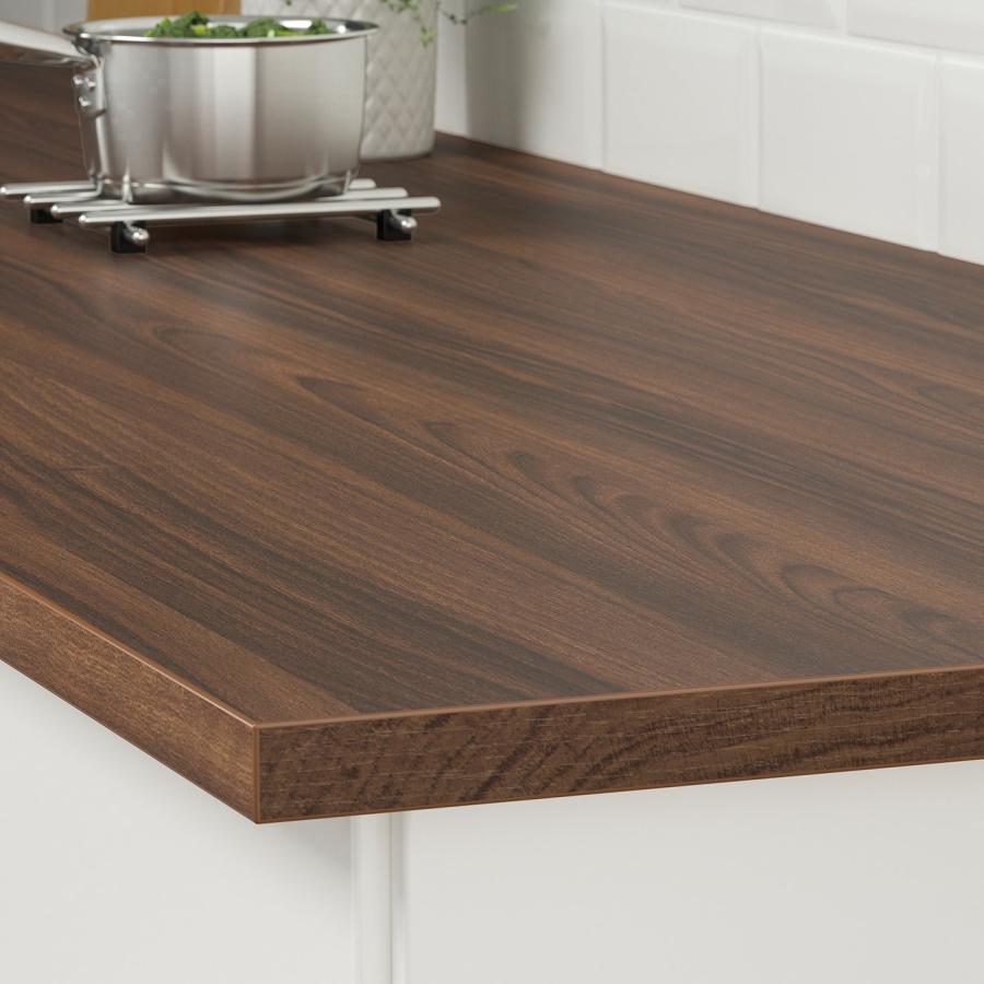 [IKEA/イケア/通販]EKBACKEN エークバッケン ワークトップ, ブラウン ウォールナット調/ラミネート, 186x65x2.8 cm[L](30442983) |  | 04