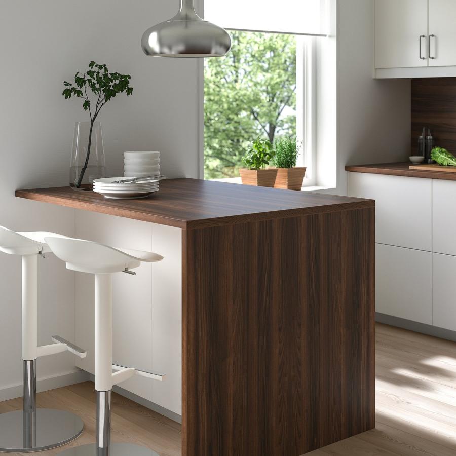 [IKEA/イケア/通販]EKBACKEN エークバッケン ワークトップ, ブラウン ウォールナット調/ラミネート, 186x65x2.8 cm[L](30442983) |  | 06