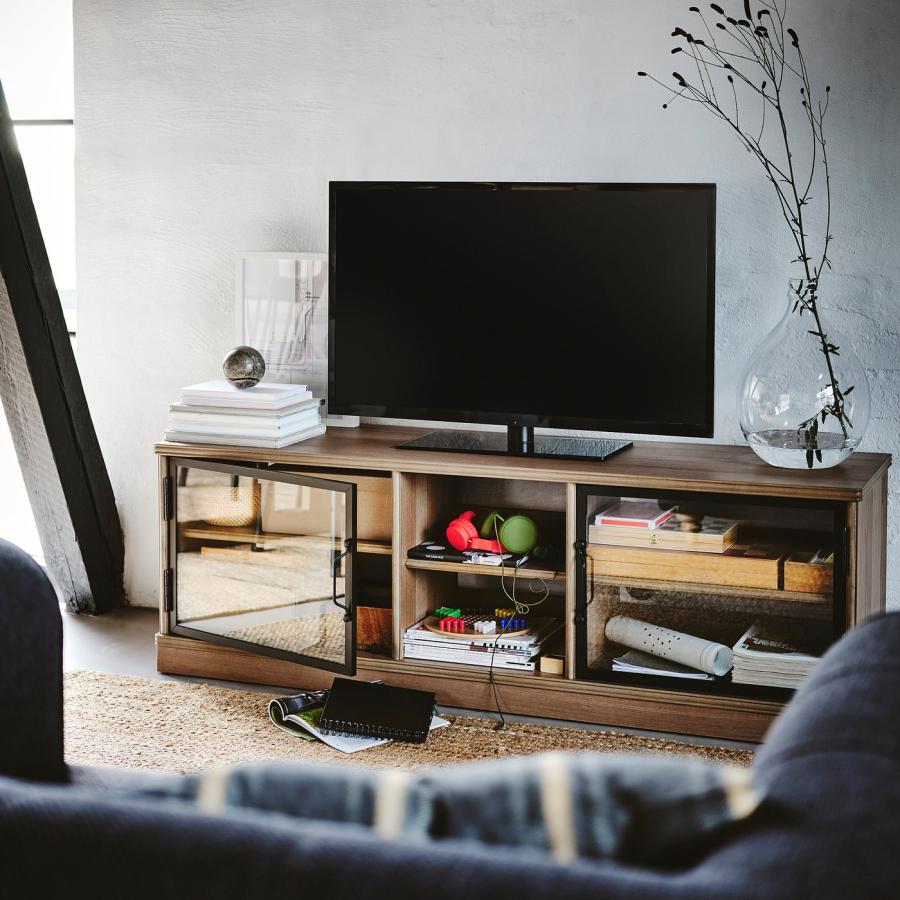 [IKEA/イケア/通販]LANESUND ラーネスンド テレビ台, グレーブラウン, 161x47x55 cm[3](30466554) |  | 01