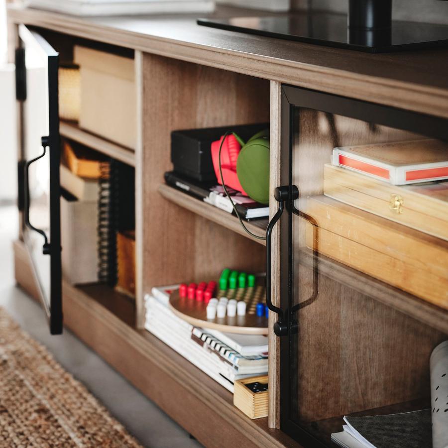[IKEA/イケア/通販]LANESUND ラーネスンド テレビ台, グレーブラウン, 161x47x55 cm[3](30466554) |  | 03