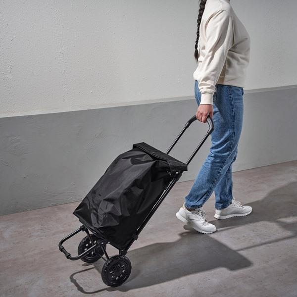 【IKEA/イケア/通販】RADARBULLE ラーダルブッレ ショッピングバッグ キャスター付, ブラック,…[D](30485227) |  | 02