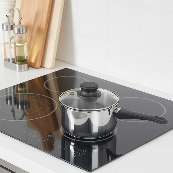 【IKEA/イケア/通販】ANNONS アノンス 片手鍋 ふた付き, ガラス/ステンレススチール[B](30500987) |  | 01