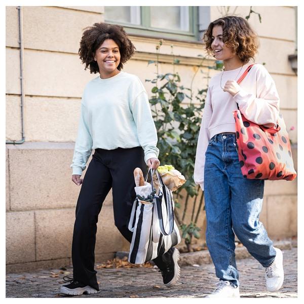 【IKEA/イケア/通販】SKYNKE スキンケ エコバッグ, レッド/ブラック[A](30517676) |  | 03