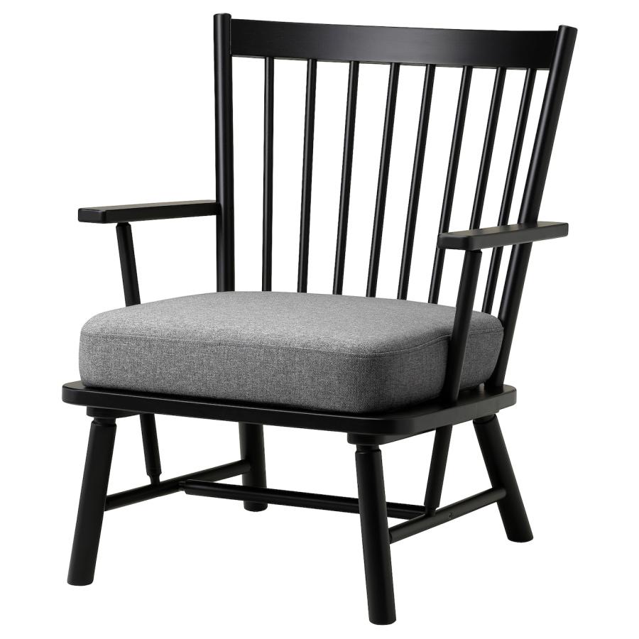【IKEA/イケア/通販】PERSBOL ペルスボル パーソナルチェア, ブラック/ティッブレビ ベージュ/グレー[H](30525921) | 