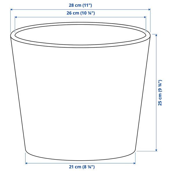 [IKEA/イケア/通販]SOJABONA ソイヤボナ鉢カバー, ホワイト,24 cm[C](30533577) |  | 06