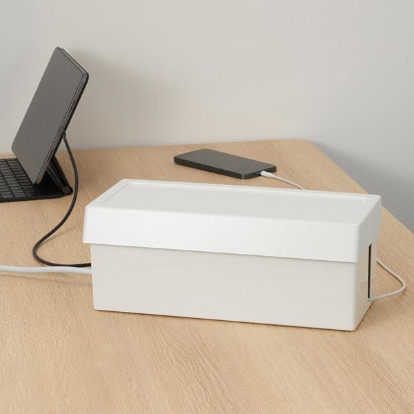 【IKEA/イケア/通販】SATTING セッティング ケーブルマネジメントボックス ふた付き[B](30534628) |  | 01