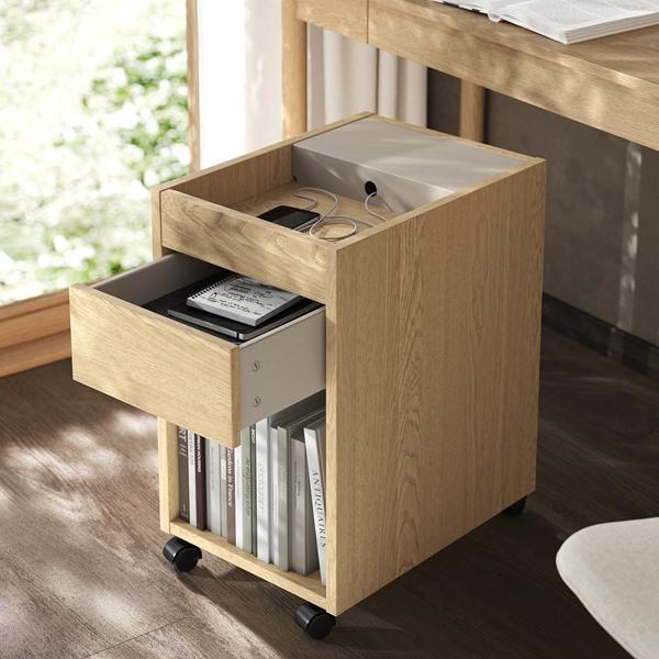 [IKEA/イケア/通販]TONSTAD トンスタード引き出しユニット キャスター付き, オーク材突き板,35x60 cm[D](30538570) |  | 01