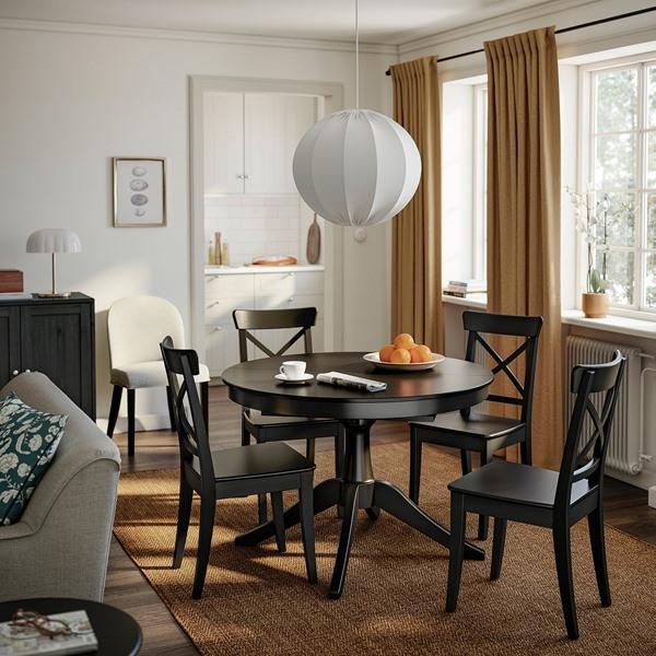 [IKEA/イケア/通販]ROSENTORP ローセントルプ伸長式テーブル, ブラック,110/155 cm[3](30568265) |  | 02