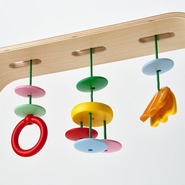 [IKEA/イケア/通販]LEKA レーカベビージム, バーチ材合板/マルチカラー[D](30575082) |  | 01