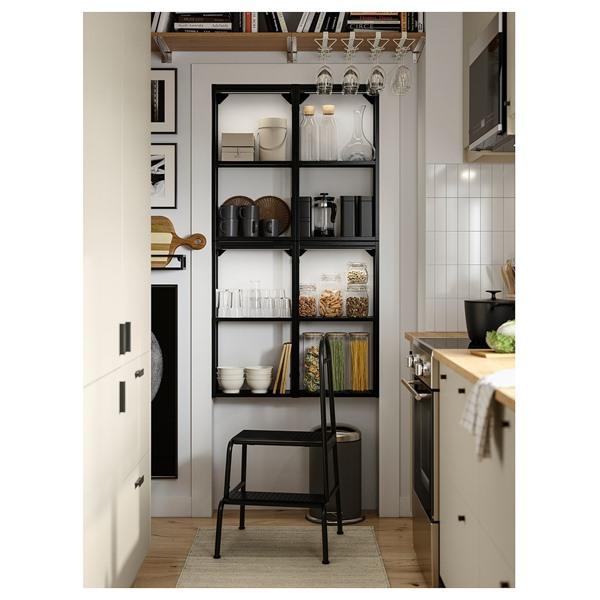 [IKEA/イケア/通販]BASINGEN ベーシンゲンステップスツール ハンドレール付き2段, チャコール[D](30595754) |  | 05