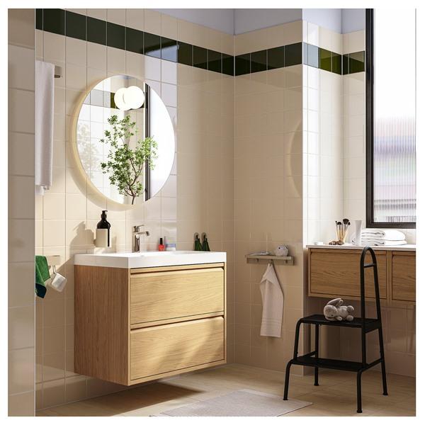 [IKEA/イケア/通販]BASINGEN ベーシンゲンステップスツール ハンドレール付き2段, チャコール[D](30595754) |  | 06