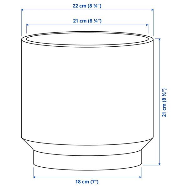 [IKEA/イケア/通販]HONUNGSPALM ホヌングスパルム鉢カバー, 室内/屋外用/グリーン,19 cm[B](30595787) |  | 04