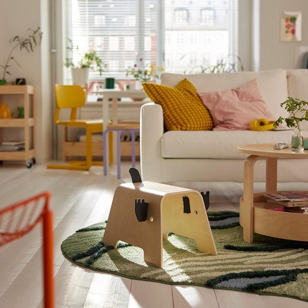 [IKEA/イケア/通販]GREJSIMOJS グレイシモイス子ども用スツール, ムース形[D](30598960) |  | 02