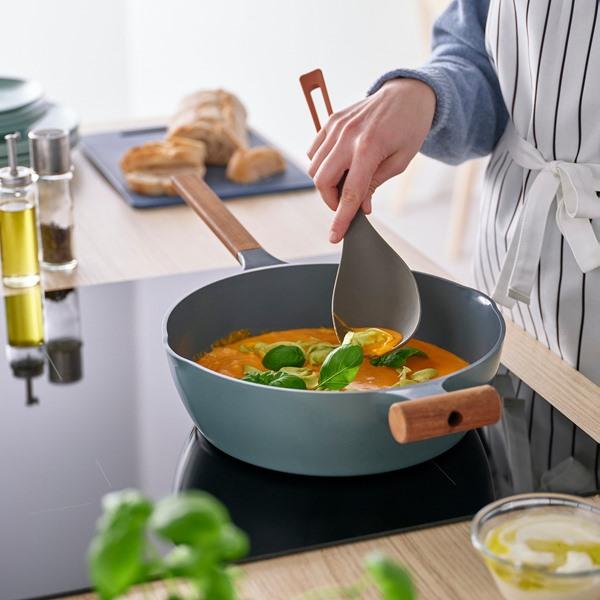 [IKEA/イケア/通販]KNORRHANE クノールハネ調理用深型スプーン, ダークグレーブラウン/レッドブラウ……[A](30599667) |  | 01