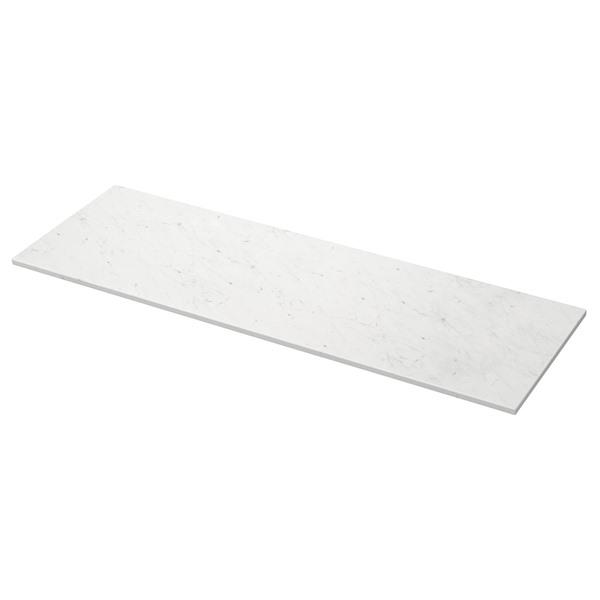 [IKEA/イケア/通販]TOLKEN トルケンカウンタートップ, ホワイト 大理石調/フォリエート加工,162x49 cm[J](30601712) | 