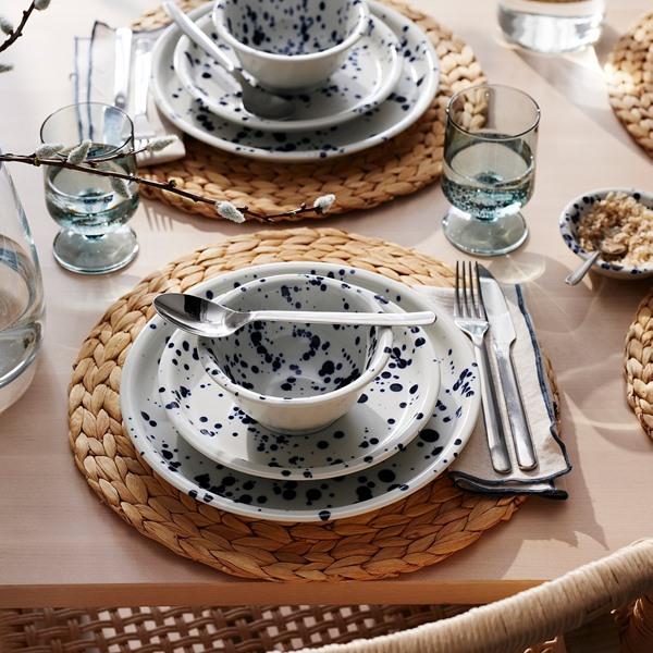 [IKEA/イケア/通販]SILVERSIDA スィルヴェルシダボウル, 模様入り/ブルー,14 cm[A](30609732) |  | 03