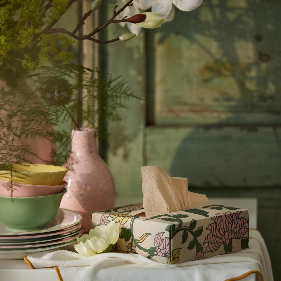 [IKEA/イケア/通販]SMORFISK スモールフィスク 紙ナプキン, 模様入り/マルチカラー, 16x32 cm[A](30611909) |  | 01