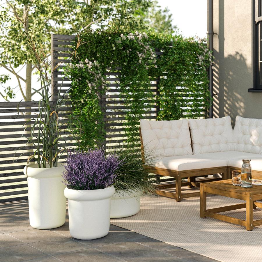 [IKEA/イケア/通販]MABARSBUSKE モーベルスブスケ 植木鉢, 屋外用/オフホワイト, 32 cm[D](30612466) |  | 04