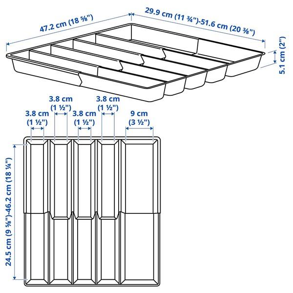 [IKEA/イケア/通販]VARIERA ヴァリエラカトラリートレイ, アジャスタブル,30-52x47 cm[C](30613814) |  | 05